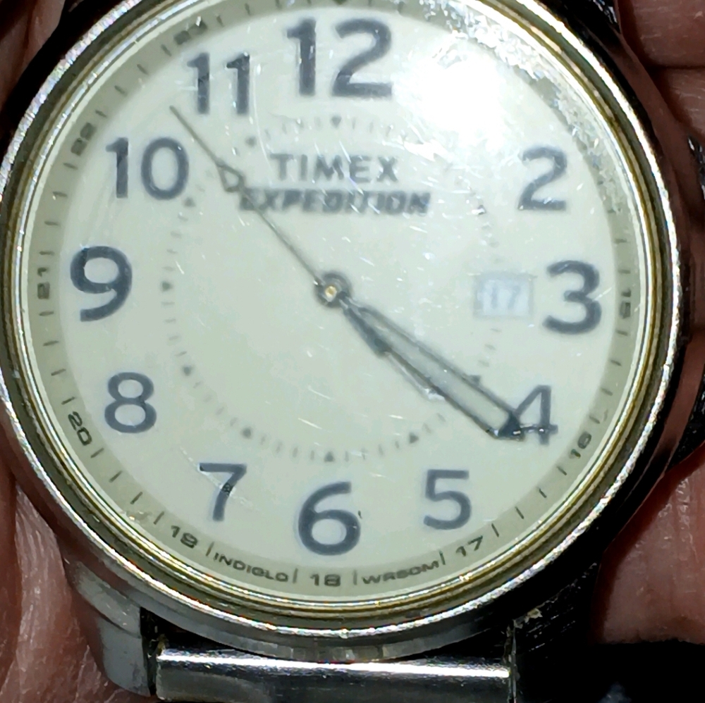 Timex Expedition Silver Watch